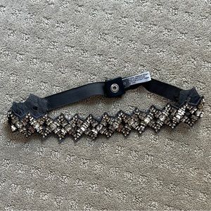 Anthropologie Rhinestone Stretch Belt, Size Small